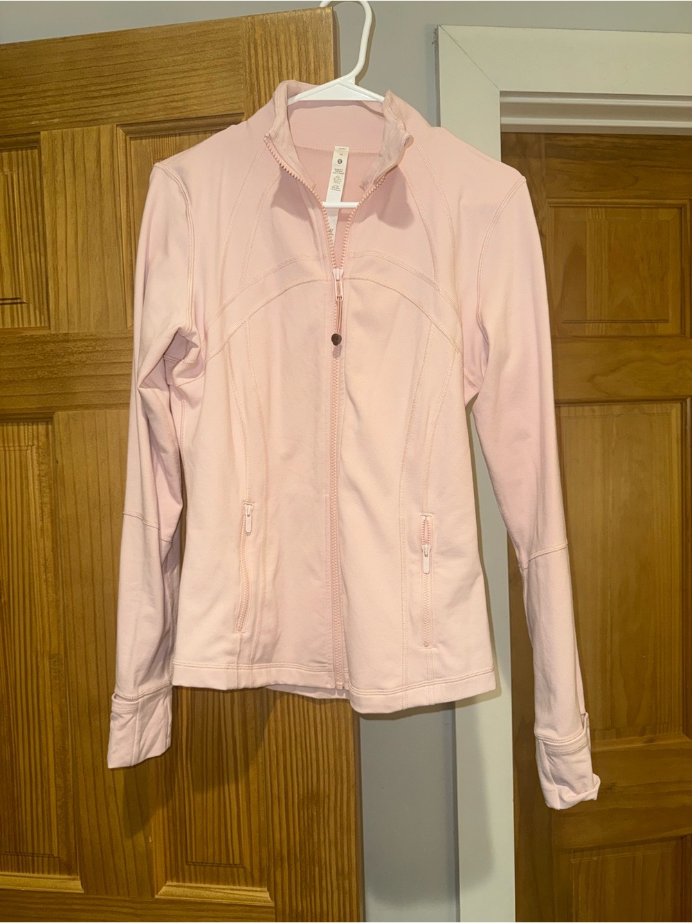 Women's Light Pink Full-Zip Jacket